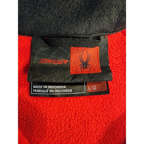 Spyder Boys Fleece Zipper Front Jacket Size L - Picture 4 of 6
